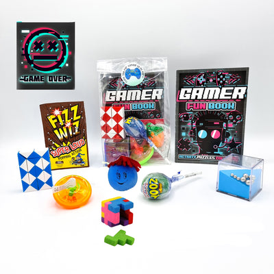 Children Gamer Pre Filled Goody Bags With Toys And Sweets. Party Favours For Boys And Girls.