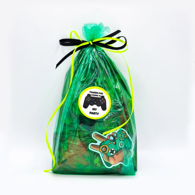 Pre Filled Children Birthday Gamer Party Goody Bags With Toys And Sweets, Party Favours.