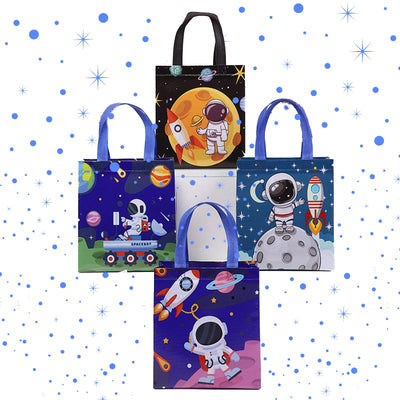 Pre Filled Alien Astronaut Birthday Party Favours Bags With Novelty Toys And Sweets For Children.