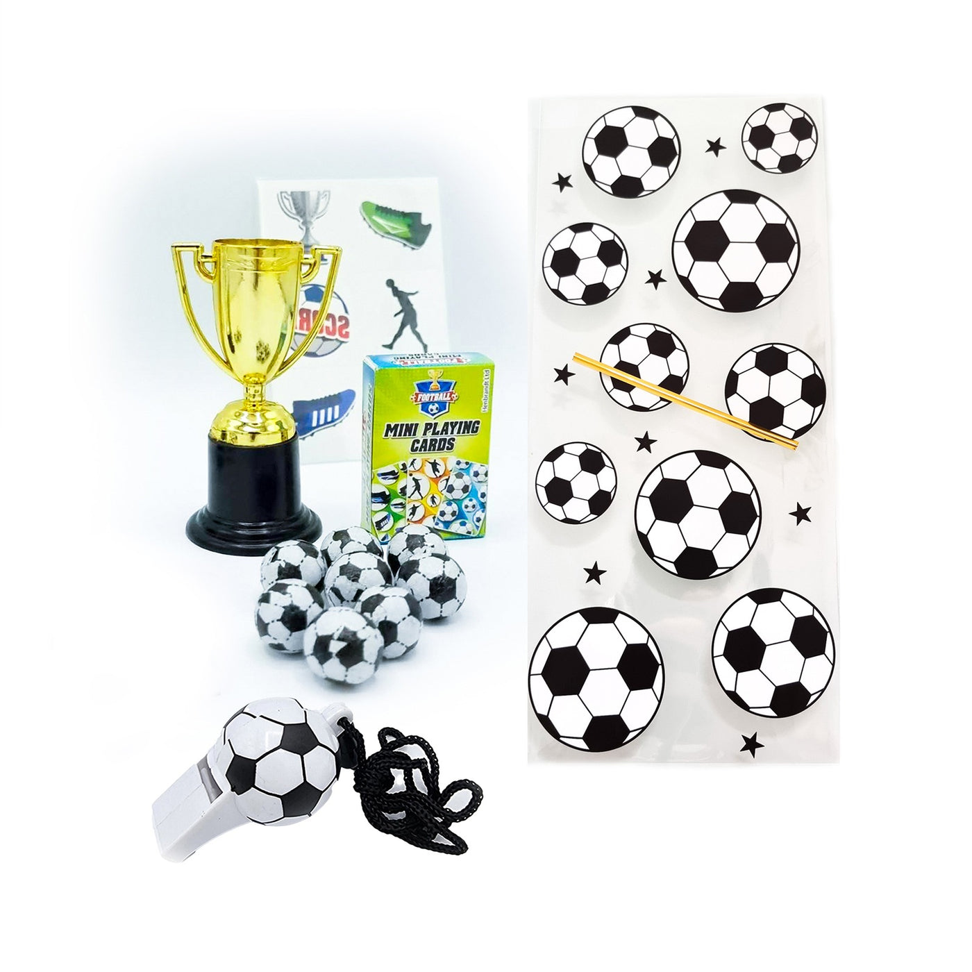 Boys Pre Filled Football Birthday Party Favours With Toys And Sweets, goody Bags.