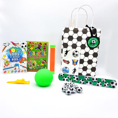 Pre Filled Football Birthday Party Bag Gift Set, Football Party Favours For Boys And Girls.