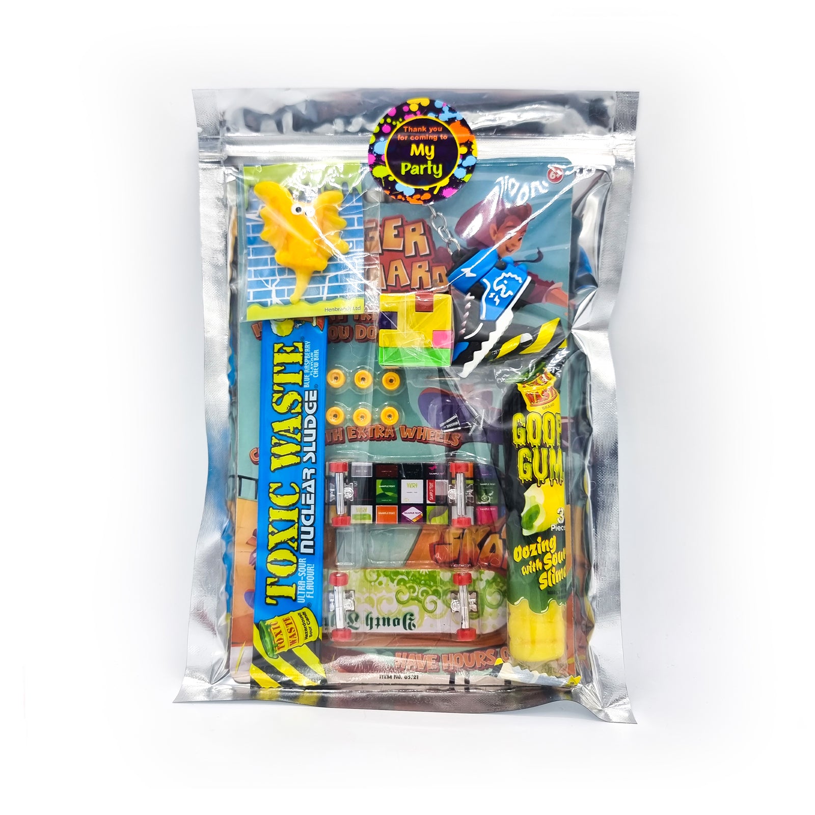 Boys Pre Filled Skateboarding Birthday Party Goody Bags Angeles Couture