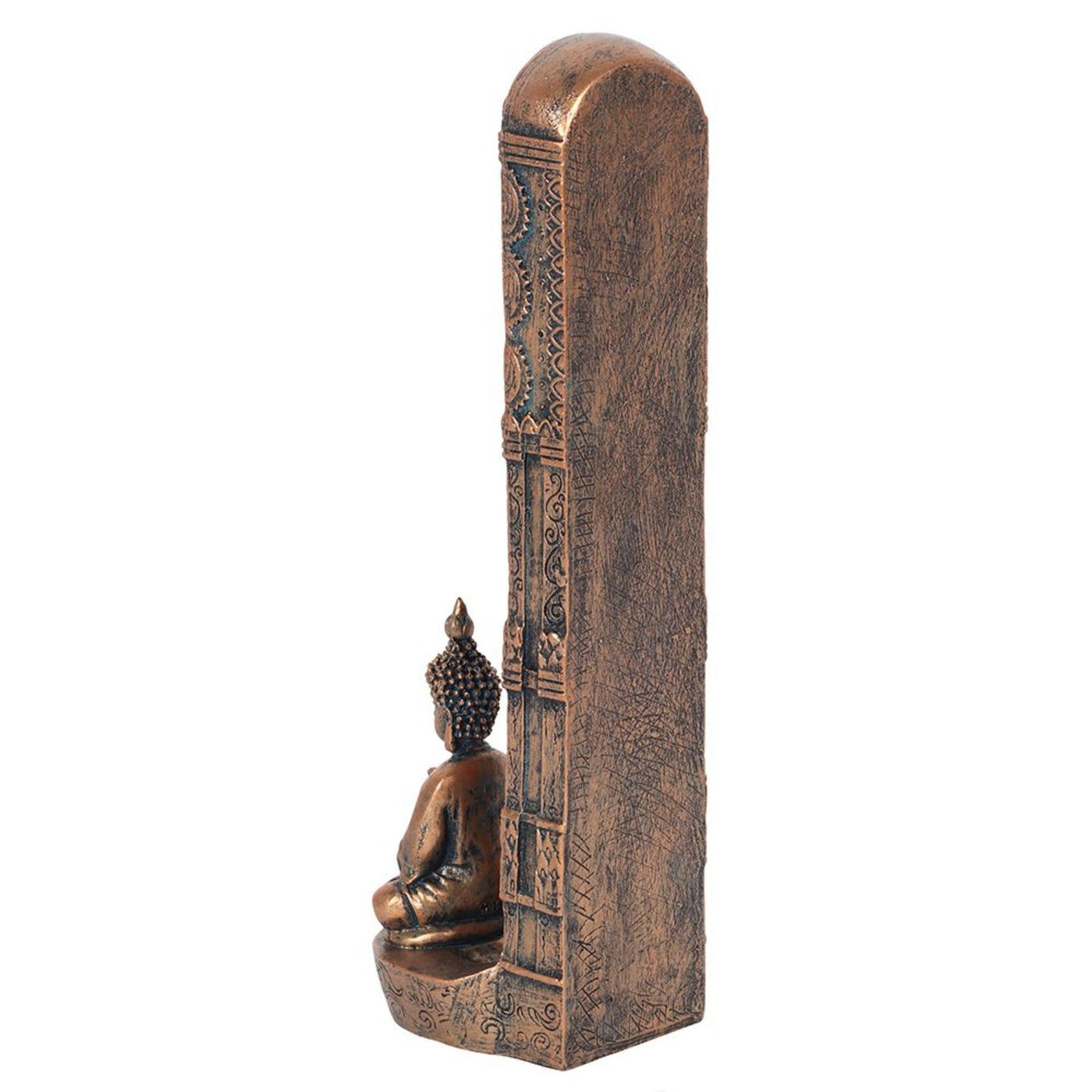 Antique Bonze Chakra And Buddha Incense Holder.