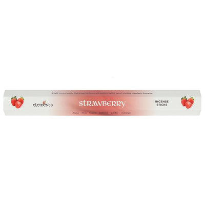 Set of 6 Packets of Elements Strawberry Incense Sticks