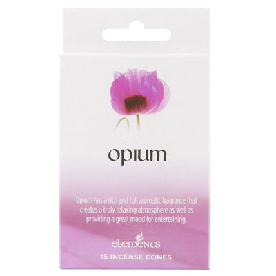 Set of 12 Packets of Elements Opium Incense Cones