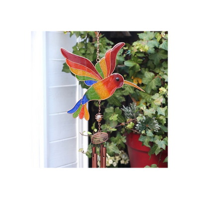 Multicoloured Hummingbird Windchime
