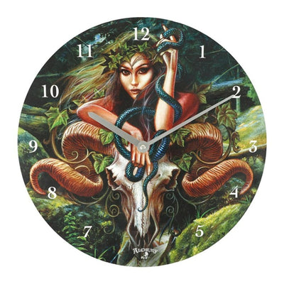 Alchemy Huldratithe Round Fantasy Wall Clock.
