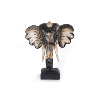 Albasia Wood Elephant Ornament
