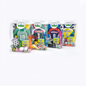 Pre Filled Football Party Favours For Children With Toys And Sweets 
