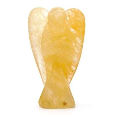 Handmade Yellow Aventurine Gemstone Angel Figure