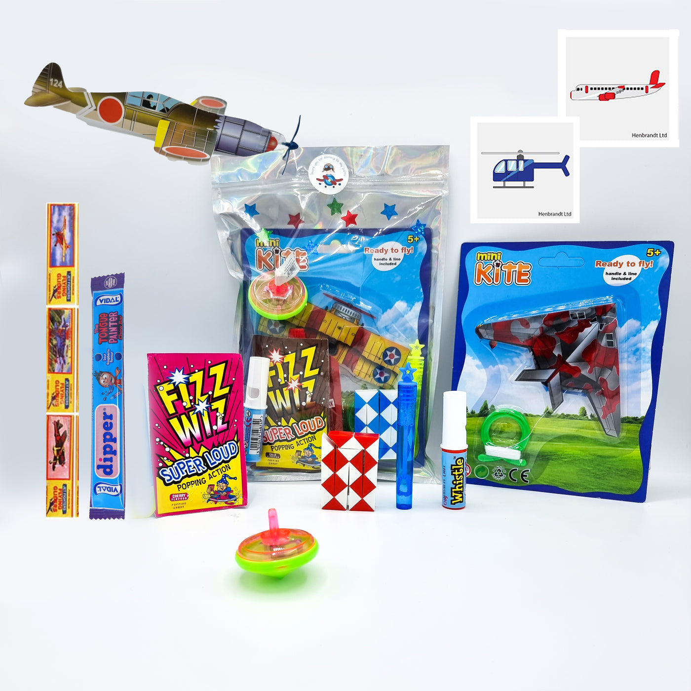 Pre Filled Aeroplane Pilot Party Goody Bags For Boys