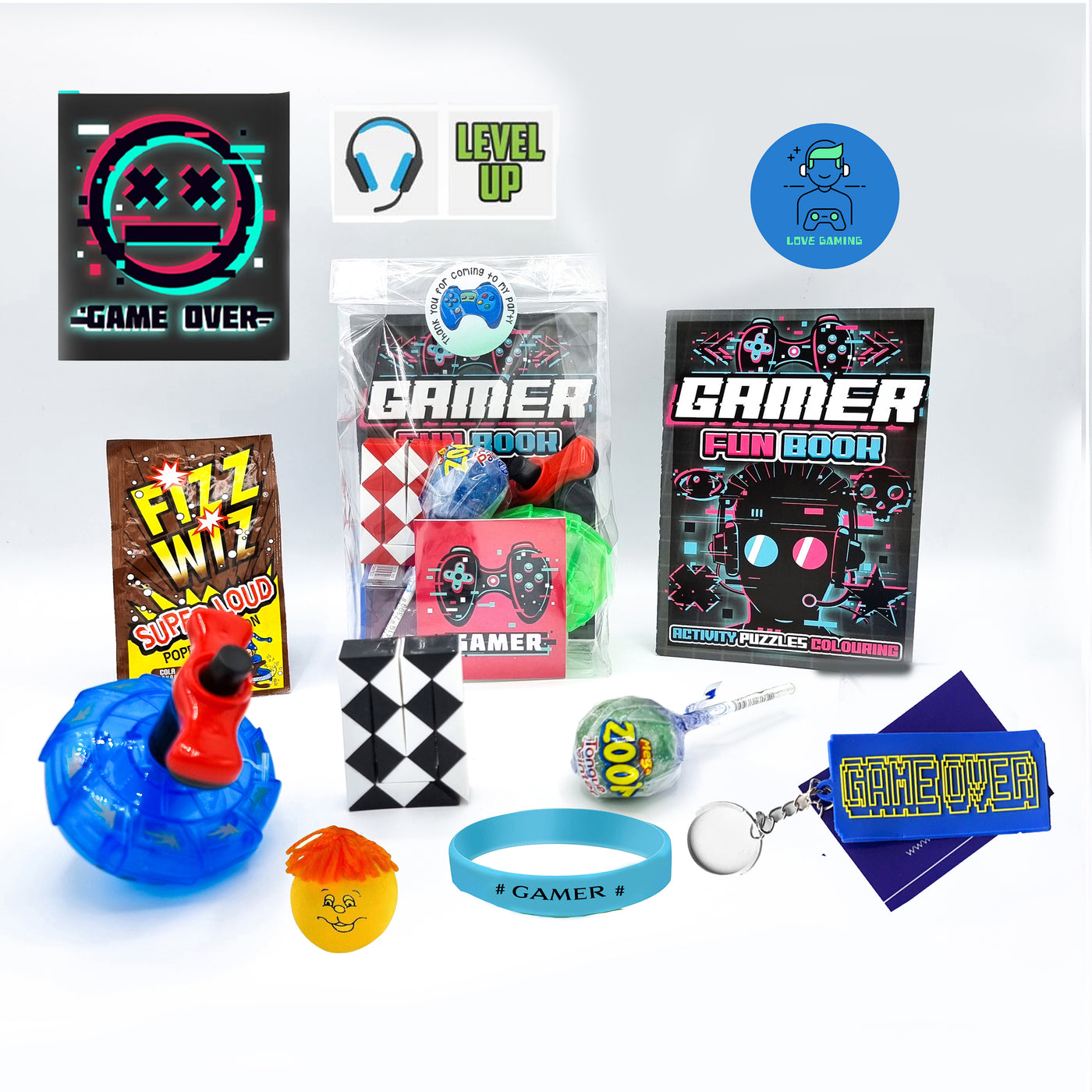 Pre Filled Gamer Party Goody Bags With Toys For Boys And Girls