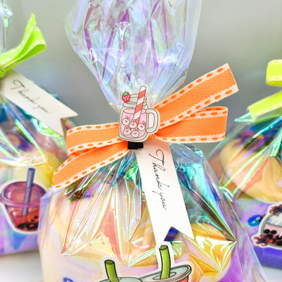 Pre Filled Boba Tea Birthday Party Favours Bags For Children