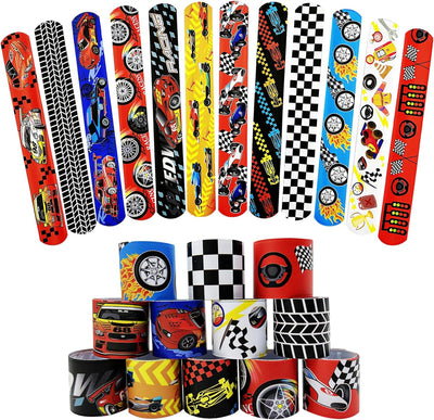 Pre Filled Birthday Racing Car Party Goody Bags With Toys In Plastic Vintage Pre Filled Racing Cars Party Favours For Boys