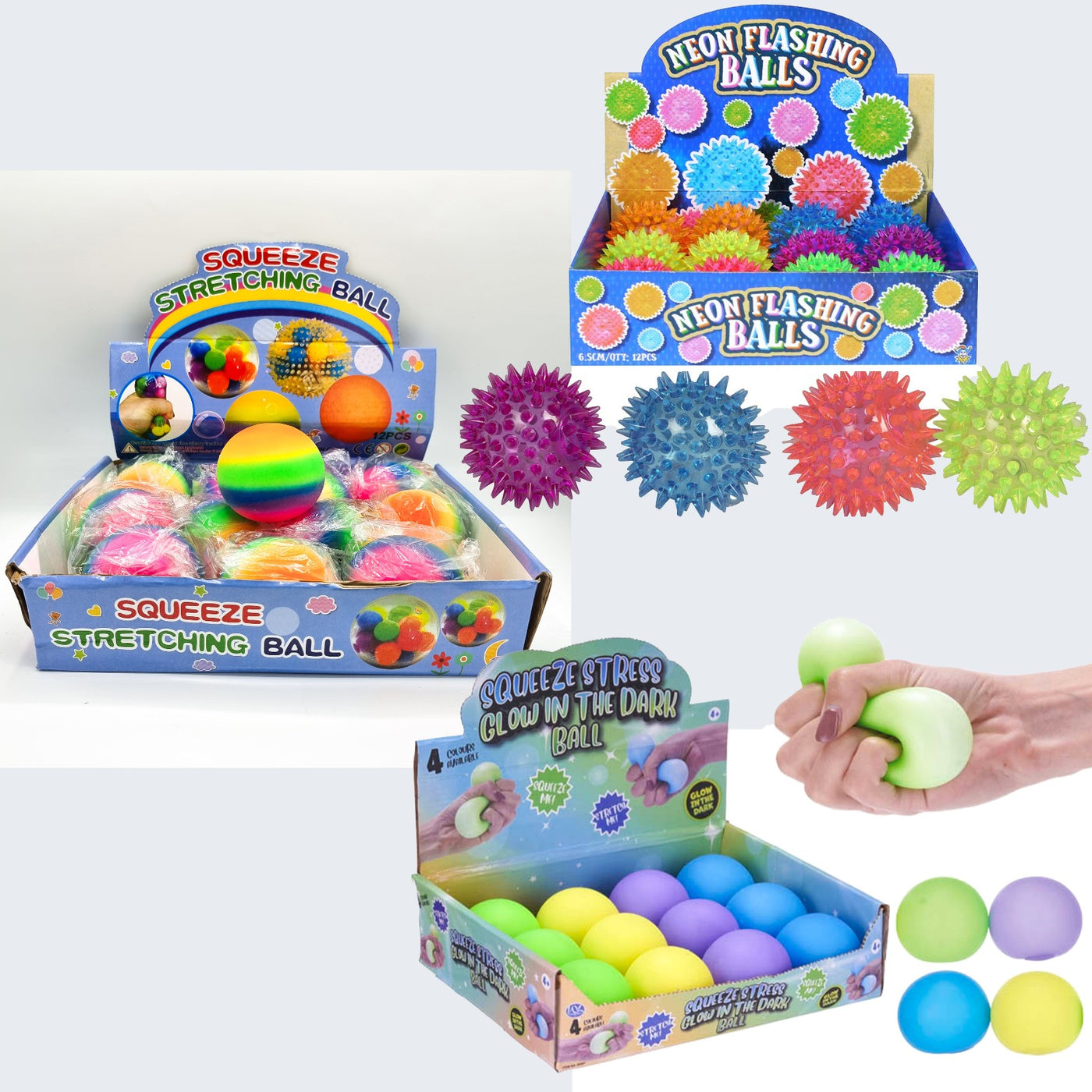 Children Pre Filled Neon Glow Birthday Party Goody Bags With Toys And Sweets, Party Favours.
