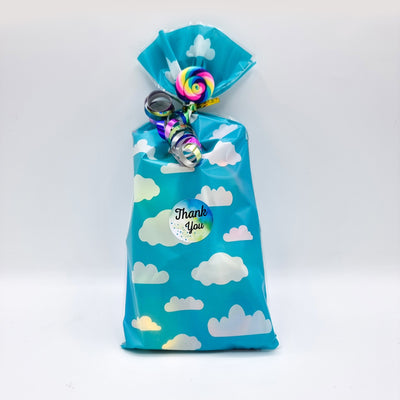 Pre Filled Kid's Colourful Clouds Rainbow Birthday Party Goody Bags With Toys And Sweets, Party Favours For Kids.