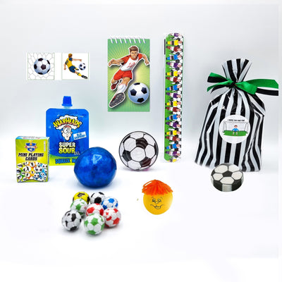 Pre Filled Luxury Children Football Birthday Party Goody Bas With Toys And Sweets For Boys And Girls, Party Favours.