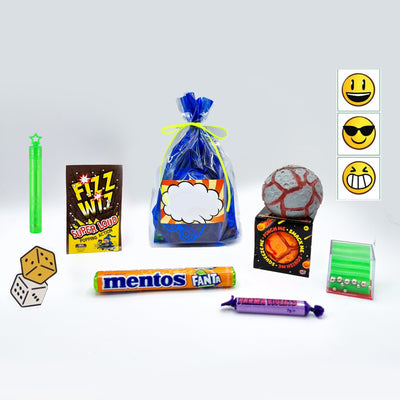 Pre Filled Unisex Colourful Birthday Party Bags With Toys And Sweets For Kids, Party Favours.