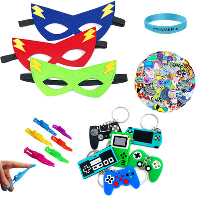 Pre Filled Birthday Gamer Party Goody Bags With Toys