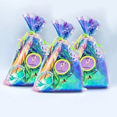 Pre Filled Gymnastic Birthday Party Goody Bags For Girls With Toys And Sweets. Party Favours.
