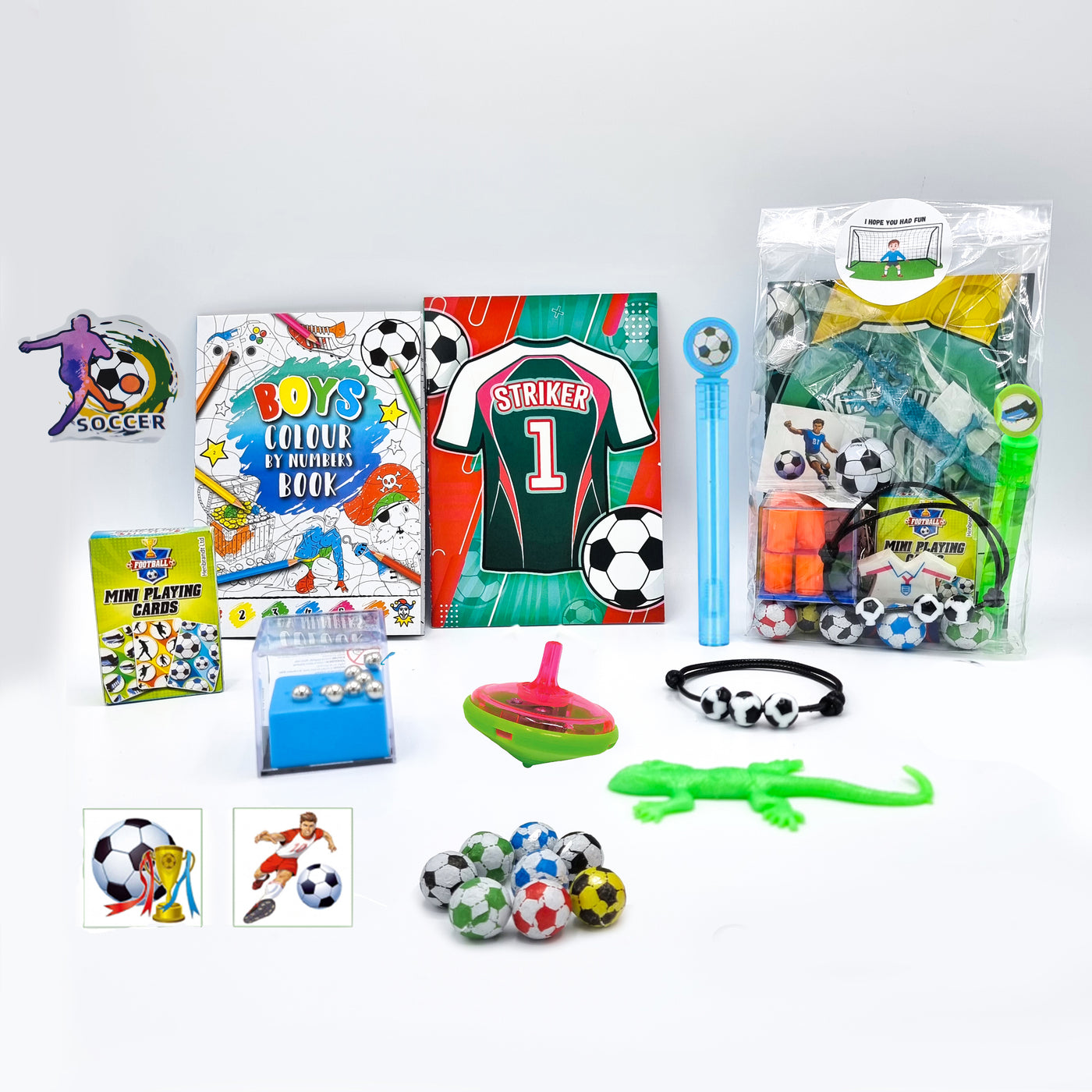 Football Birthday Goody Bags With Fidget Toys And Sweets
