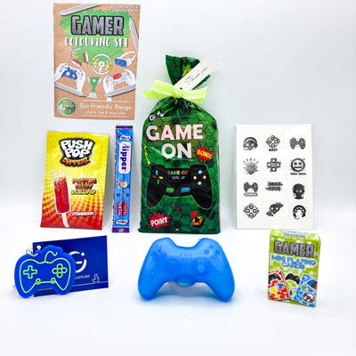 Pre Filled Birthday Gamer Party Favours With Toys And Sweets