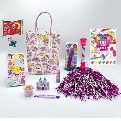 Princess Birthday Party Goody Bags For Girl With Toys And Sweet.