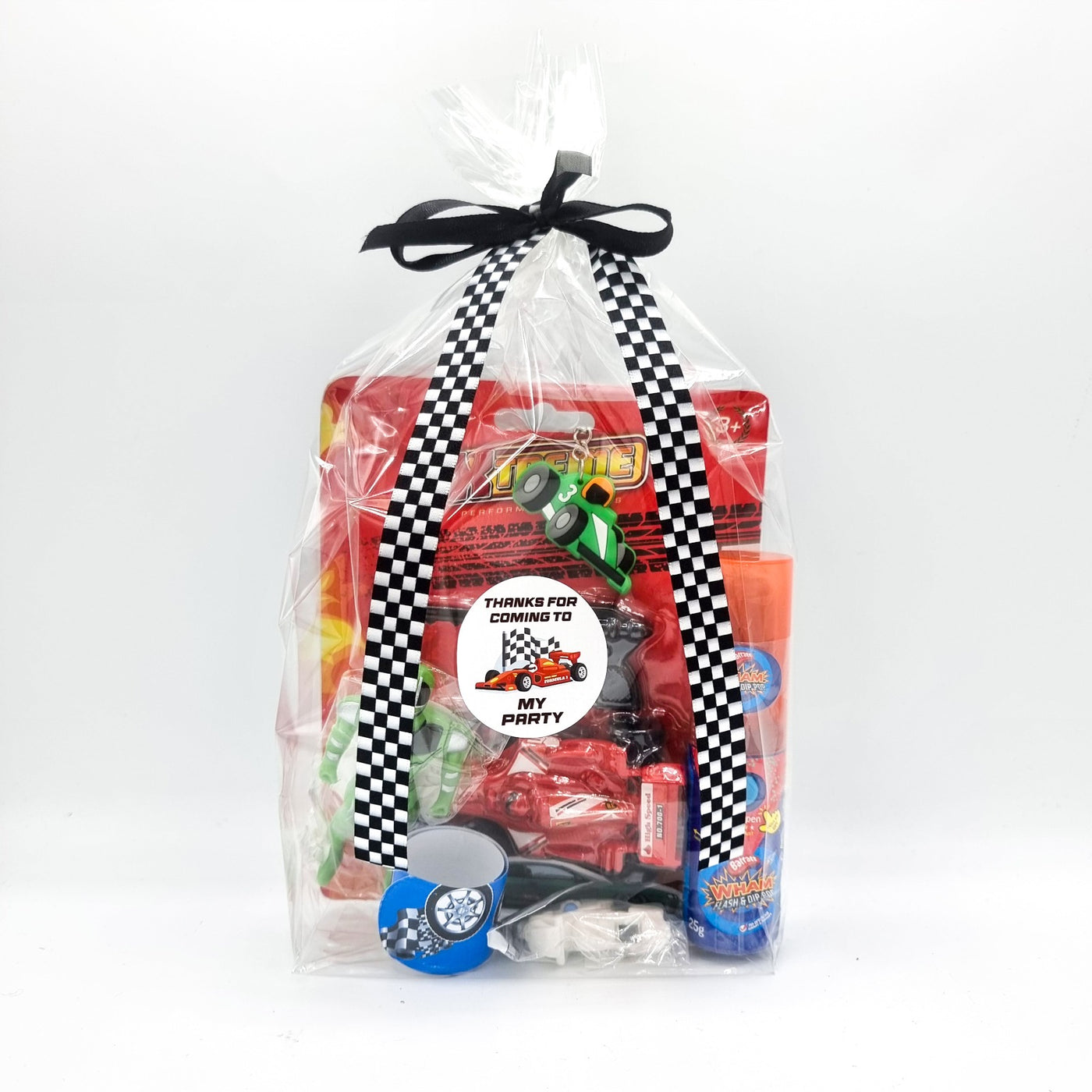 Pre Filled Cas Formula Racing Birthday Party Goody Bags For Boys