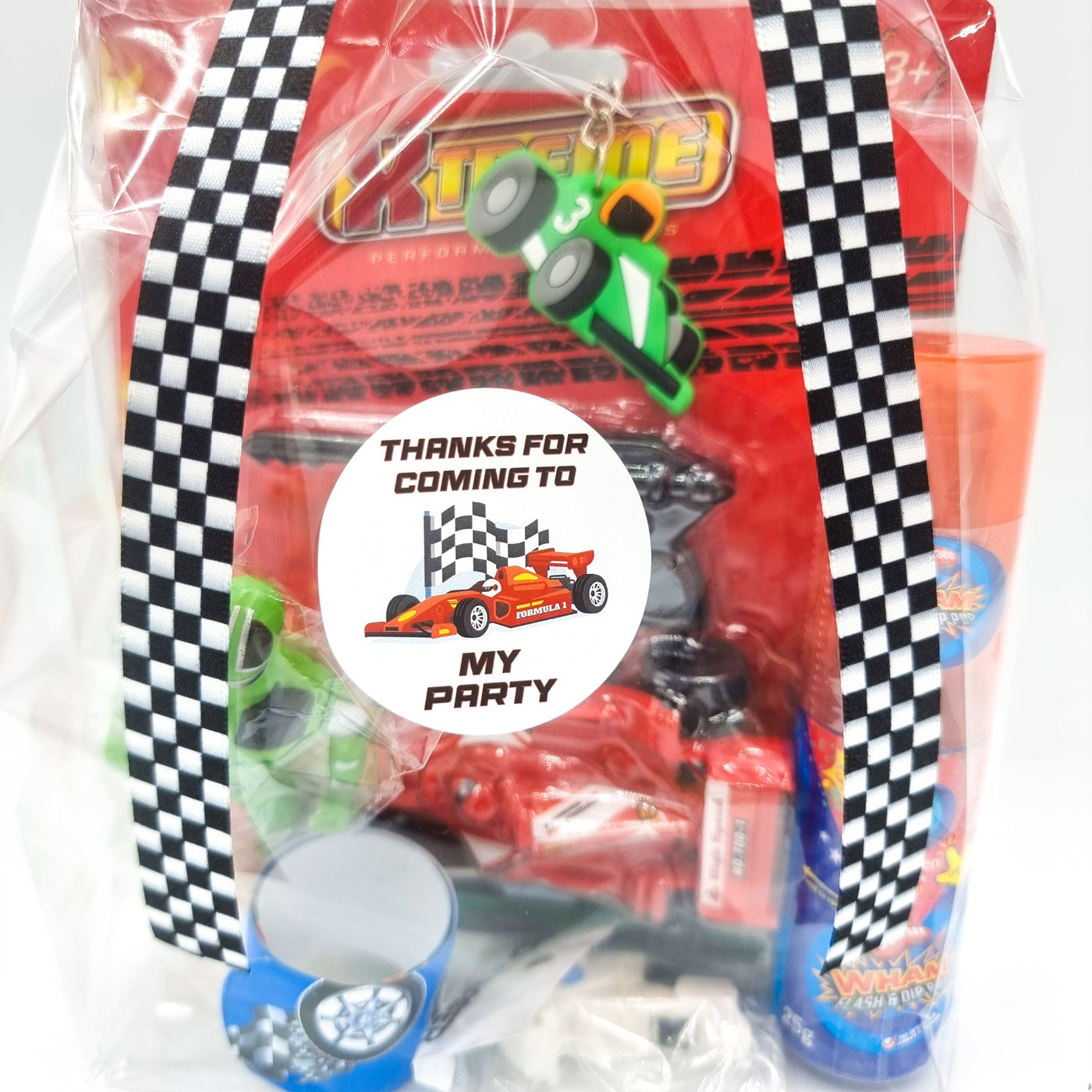 Pre Filled Cas Formula Racing Birthday Party Goody Bags For Boys