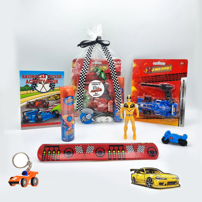 Pre Filled Cas Formula Racing Birthday Party Goody Bags For Boys, Party Favours.