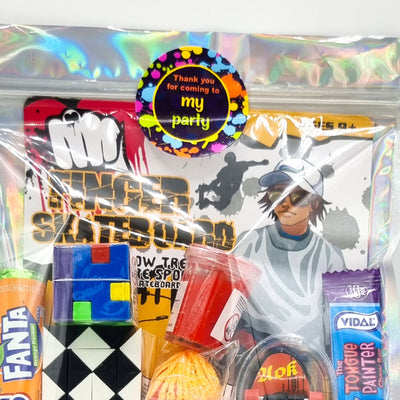 Older Boys Pre Filled Birthday Skateboarding Sport Goody Bags, Party Favours.