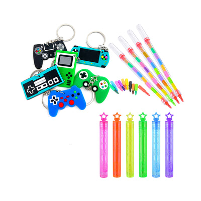 Pre Filled Children Retro Birthday Gamer Party Goody Bags, Favours Gifts For Boys And Girls.
