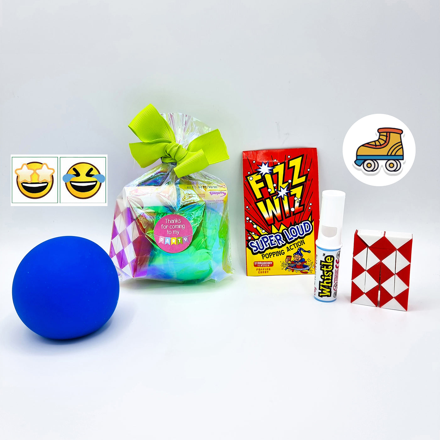 Pre Filled Children Unisex Vegetarian Birthday Party Goody Bags With Toys And Sweets, Party Favours.