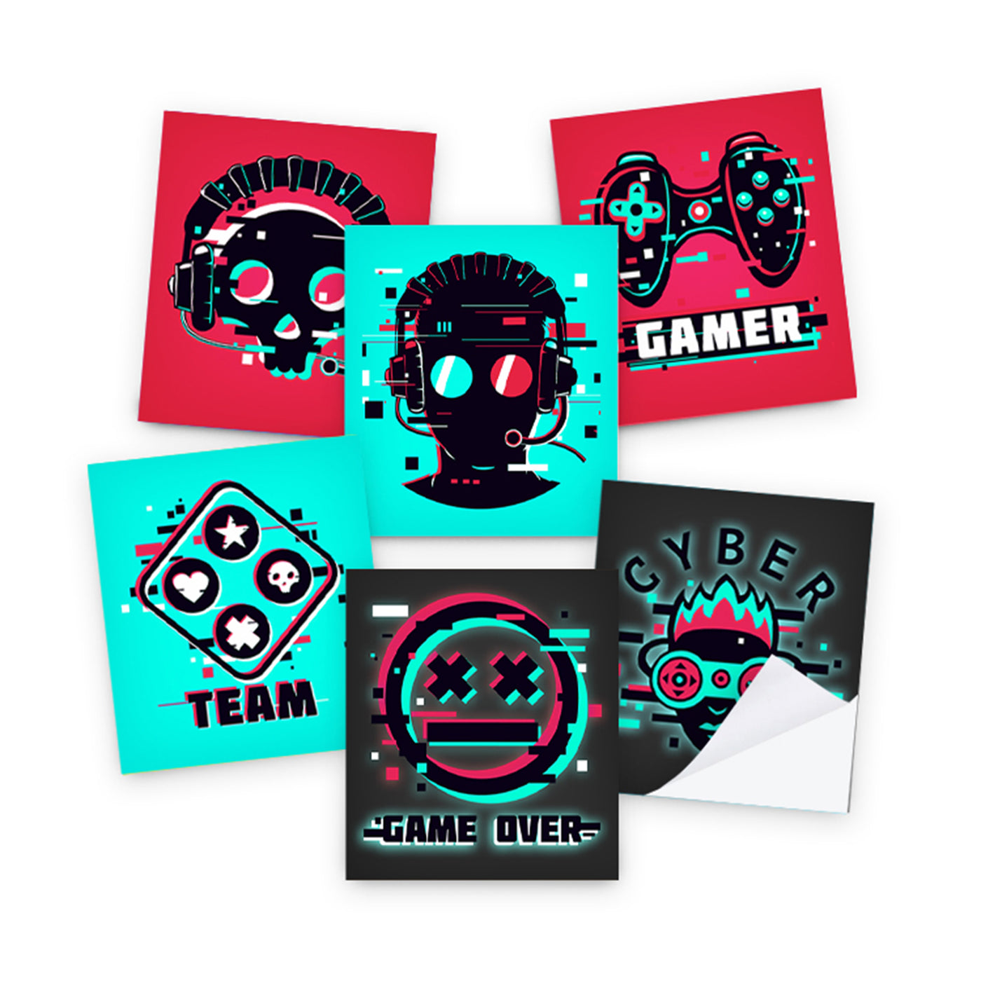 Pre Filled Retro Gamer Birthday Party Goody Bags With Toys And Candy For Boy And Girls.