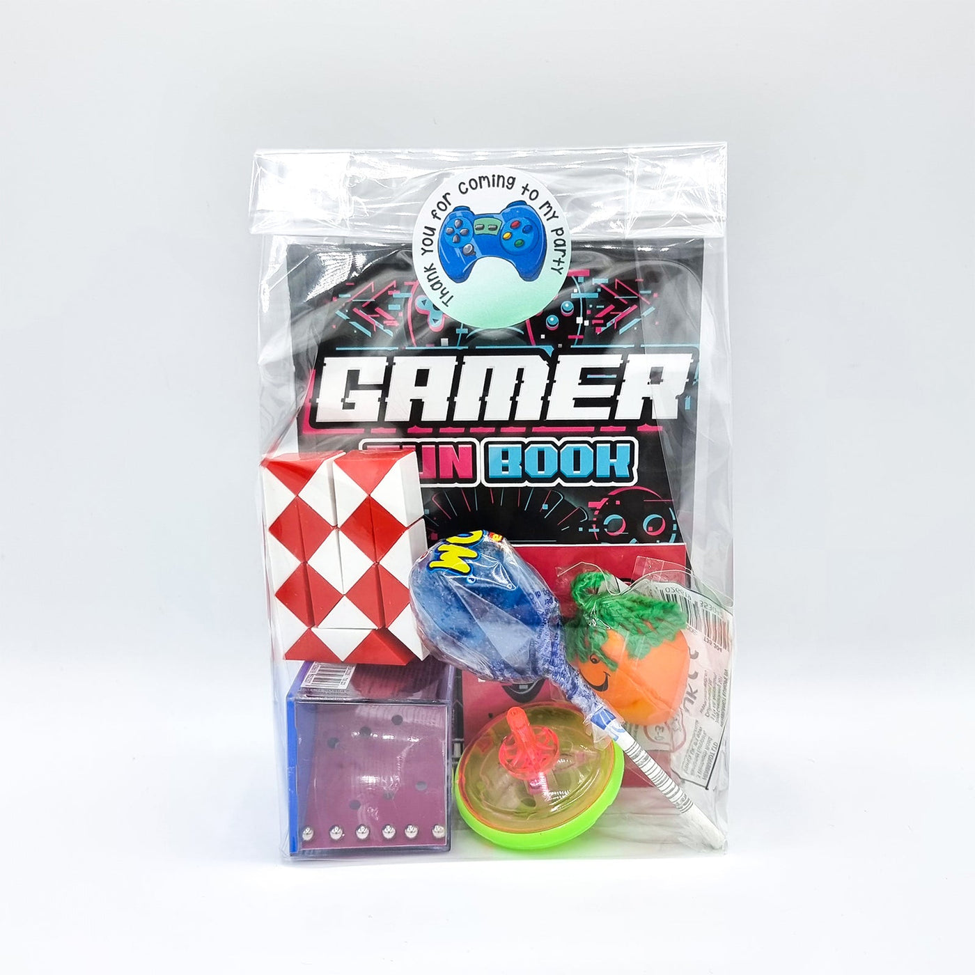 Children Birthday Gamer Pre Filled Goody Bags With Toys And Sweets. Party Favours For Boys And Girls.