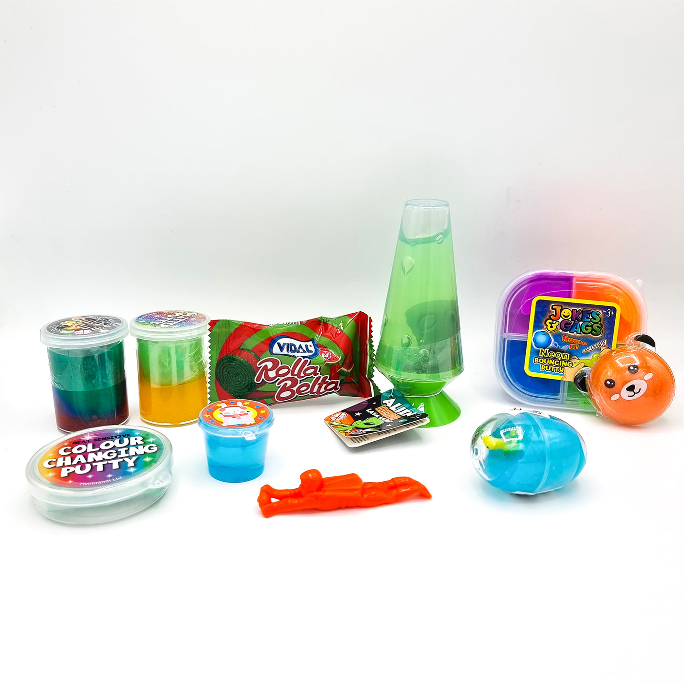 Boys Girls Pre Filled Mega Large Slime Party Gift Bags For Boys, Slime Putty Galaxy Party Favours.
