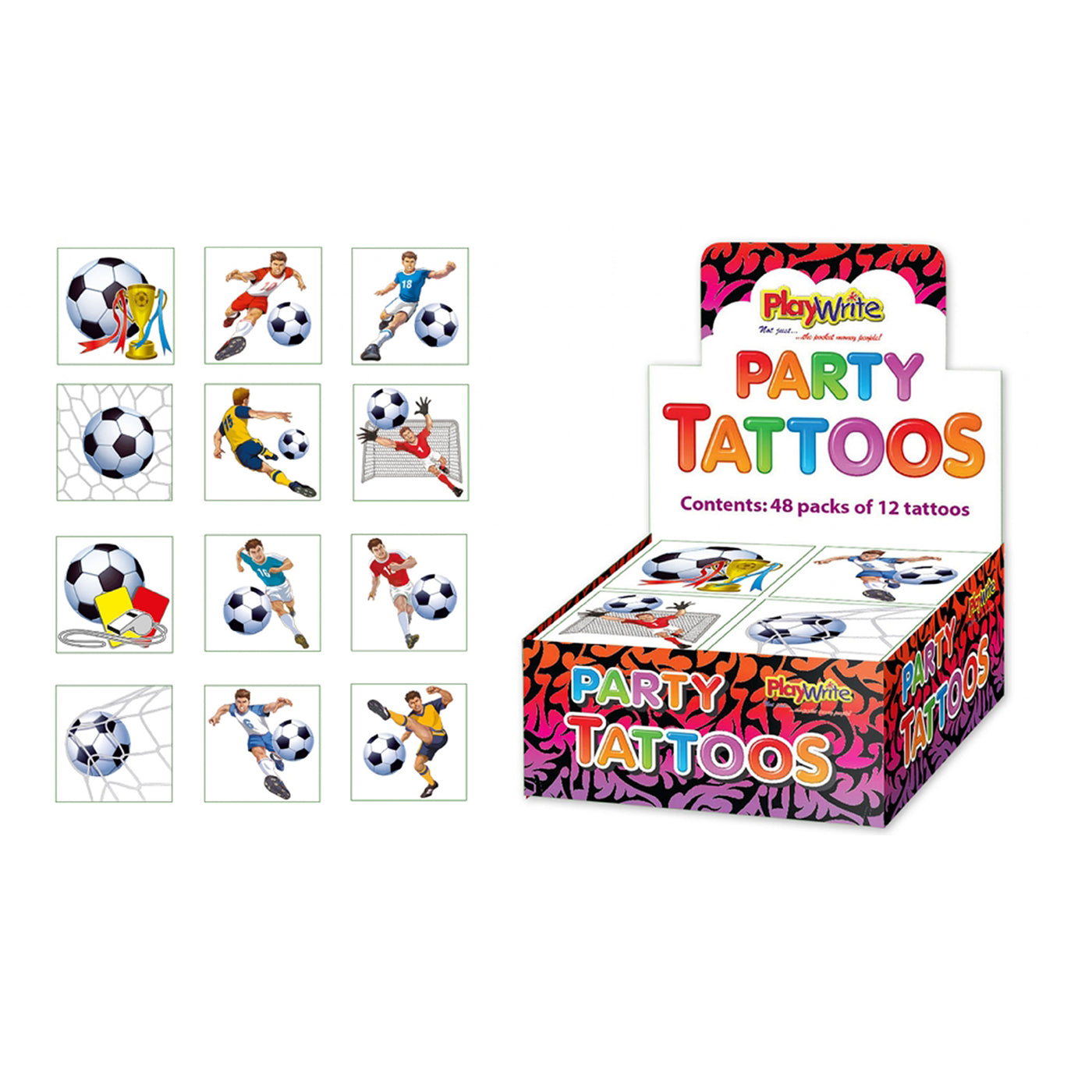 Children's Football Shirts Design Pre Filled Football Party Bags, Party Favours With Toys, Football Trophy And Sweets.