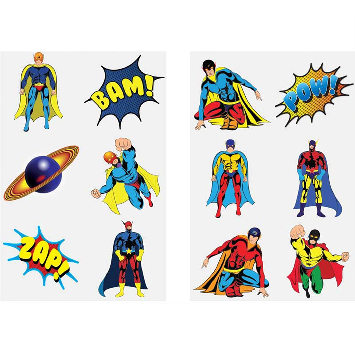 Pre-Filled Superhero Party Bags With Toys And Sweets For Boys.
