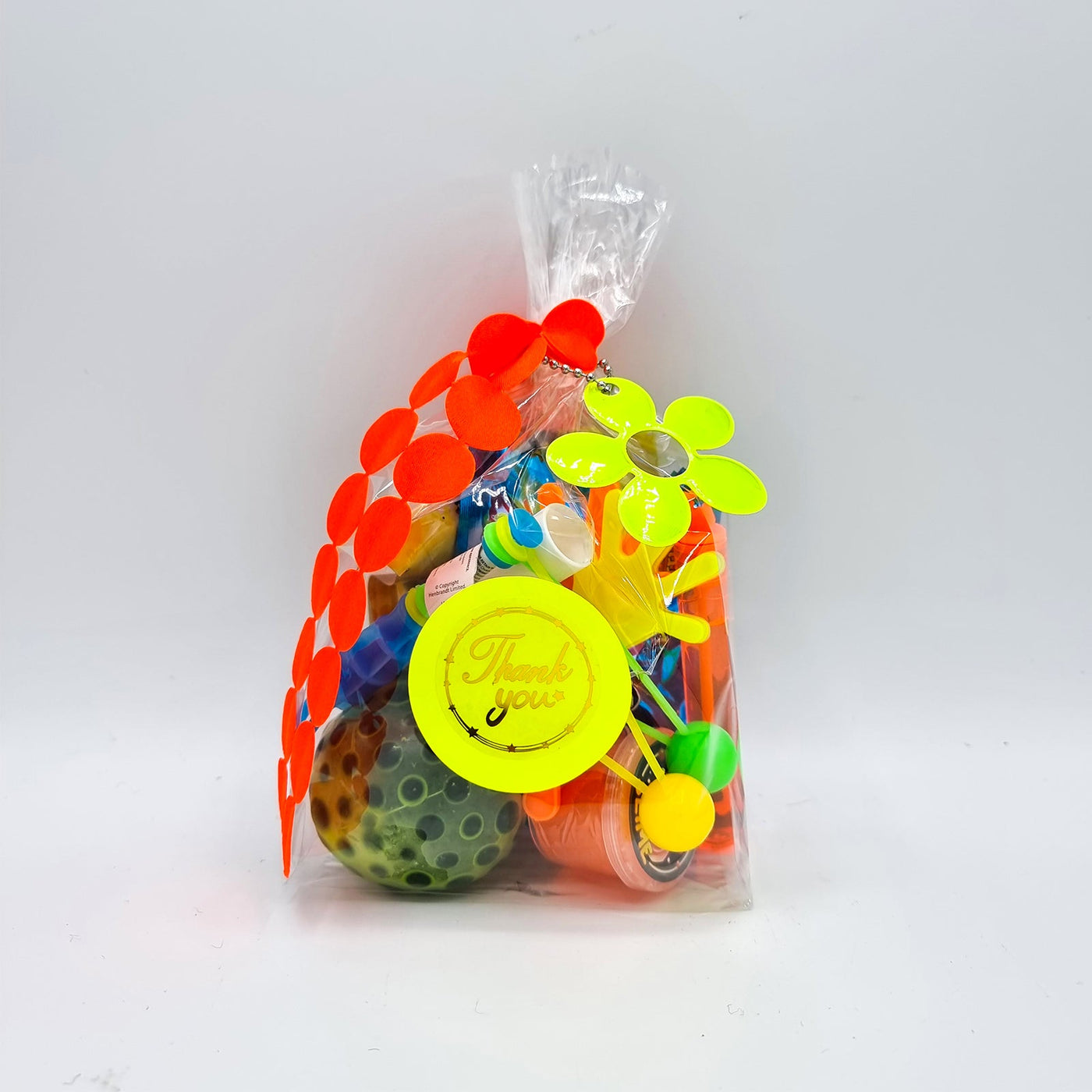 Pre Filled Neon Glow Orb Children Birthday Goody Bags With Toys And Candy