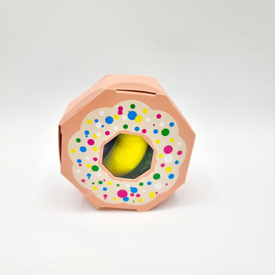 Pre Filled Donut Party Gift Boxes With Sweets And Mini Toys, Party Favours For Children. 