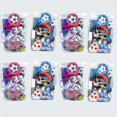 Boys Girls Pre Filled Football Party Favours With Toys And Sweets, Football Party Favours.