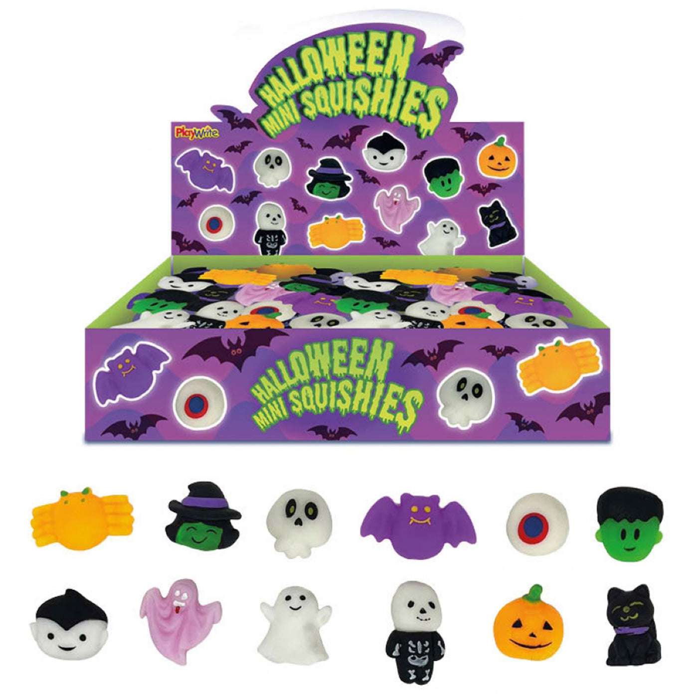 Halloween Party Favours For Children With Toys And Sweets.