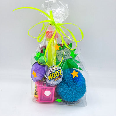 Pre Filled Neon Glow Party Goody Bags For Boys And Girl, Unisex Party Favours With Light Up Toys And Sweets For Children.