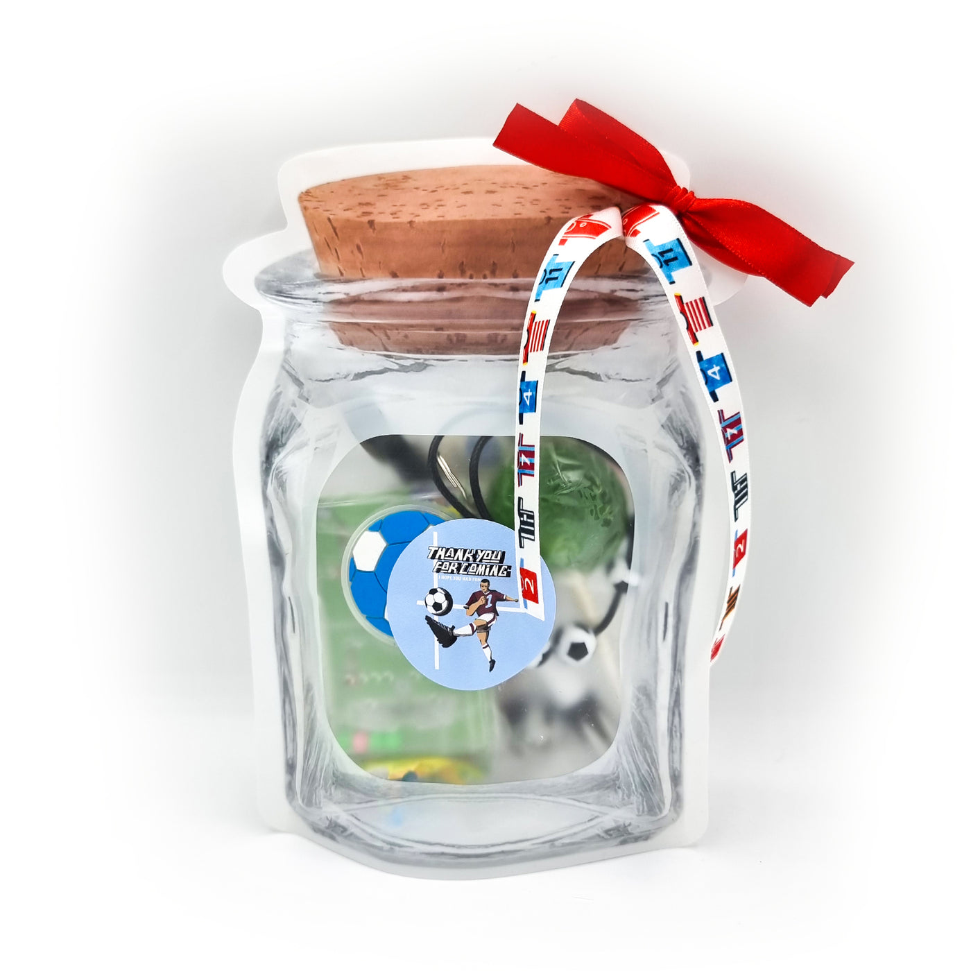Pre Filled Football Birthday Party Goody Bags For Boys, Party Favours With Toys And Candy.