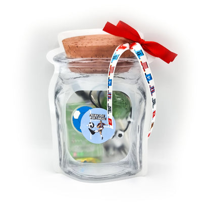 Pre Filled Football Birthday Party Goody Bags For Boys, Party Favours With Toys And Candy.