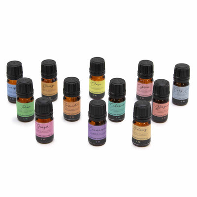 Boxed Set Of Autumn Aromatherapy Essential Oils.