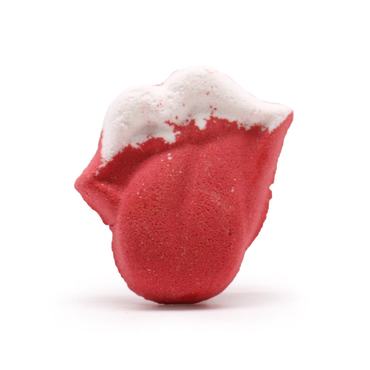 Raspberry And Pomegranate Lips Shaped Bath Bomb.