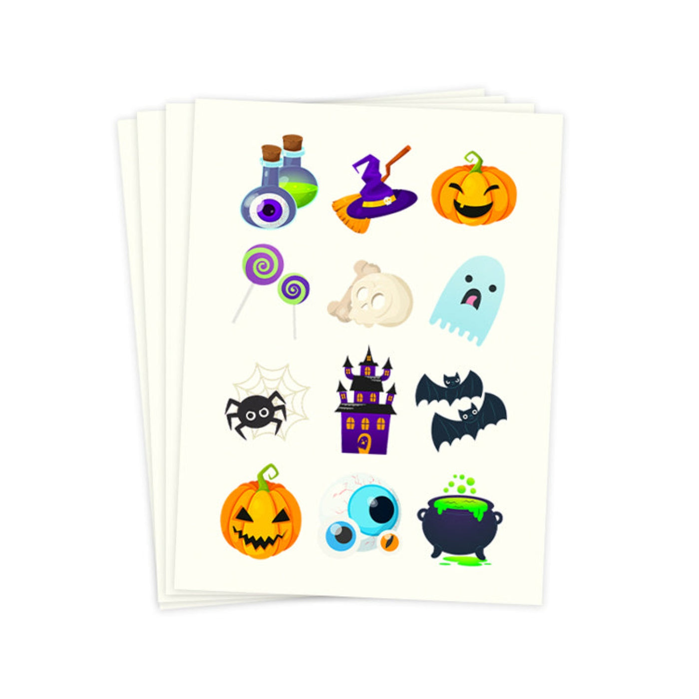 Ready-Made Ghost Halloween party Goody Bags For Boys And Girls With Toys And Candy.