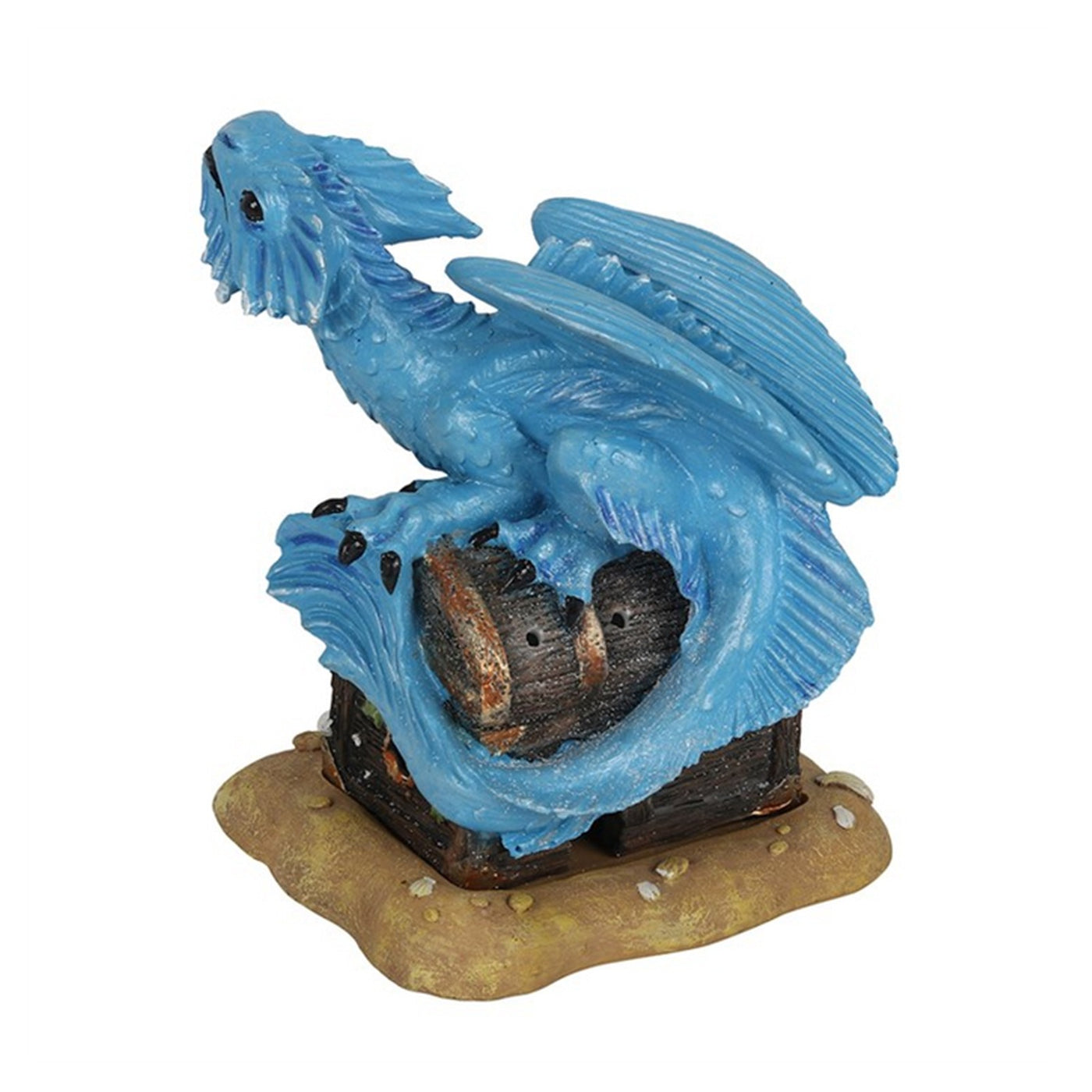 Treasures Of Seep Sea Blue Dragon Cone Burner By Anne Stokes.