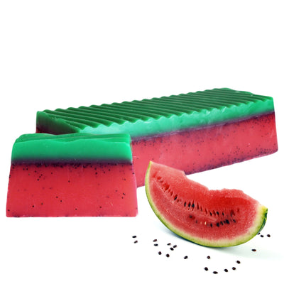 Handmade Tropical Paradise Watermelon Handmade Soap Bar.